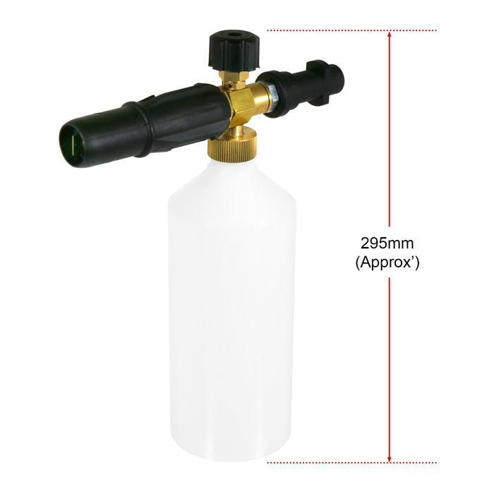 Spray Bottle for KARCHER Snow Foam Nozzle + Car Shampoo Detergent