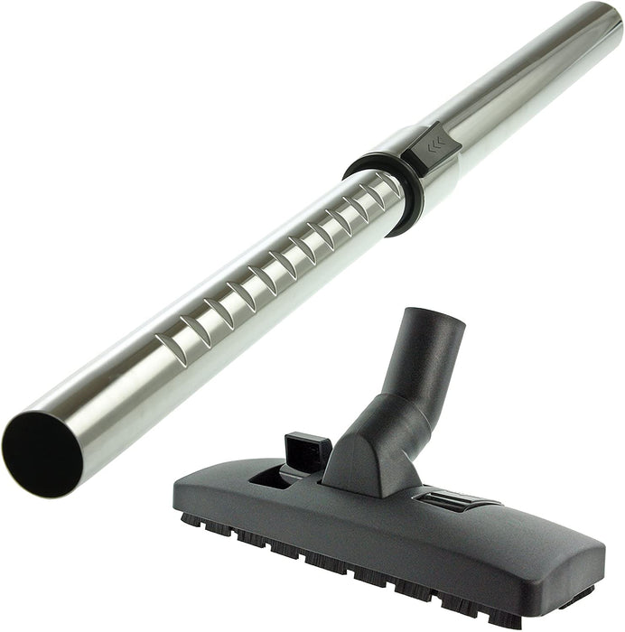 Adjustable Telescopic Pipe and Carpet/Hard Floor Brush Head for BOSCH Vacuum Cleaner Rod (32mm)