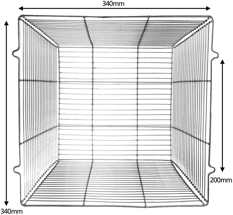UNIVERSAL Outdoor External Box CCTV Camera Guard Cage Cover Stainless Steel (28cm, Square)