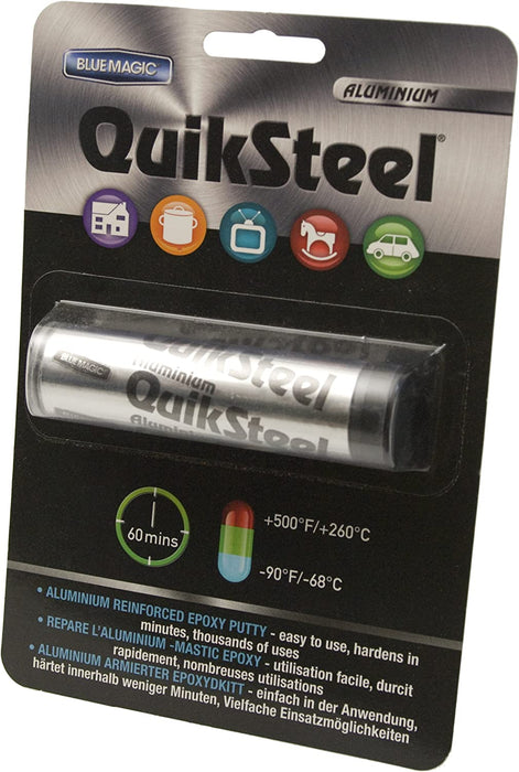 Quiksteel Reinforced Putty Epoxy Metal Repair Weld Fix