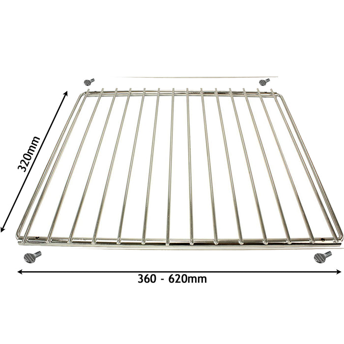 Adjustable Extendable Shelf for Zanussi Oven Cooker (320 x 360-620mm)