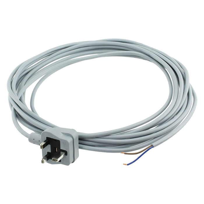 Mains Cable for VAX Vacuum Cleaner Hoover Lead Grey 8M Replacement