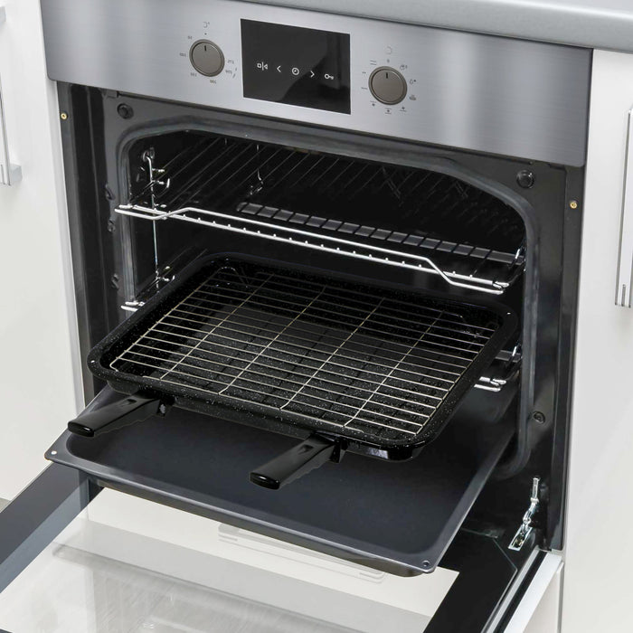 Large Grill Pan, Rack & Dual Detachable Handles for DIPLOMAT Oven Cookers