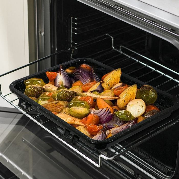 Large Grill Pan, Rack & Dual Detachable Handles for DIPLOMAT Oven Cookers