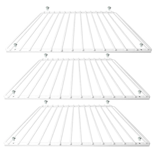 Universal Adjustable Drinks Chiller Fridge Shelf Beer Display Refrigerator Bottle Rack (Pack of 3)