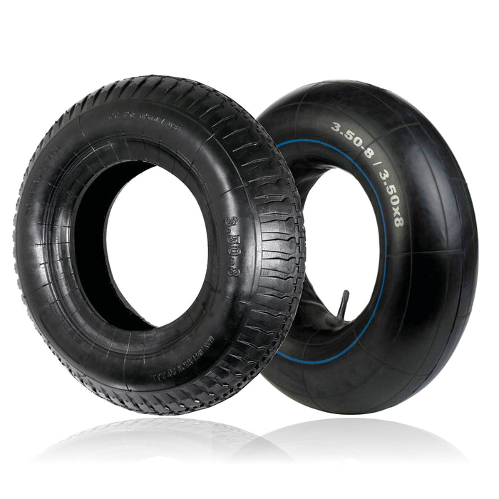 Universal Wheelbarrow Wheel Tyre & Inner Tube 3.50‑8 14"