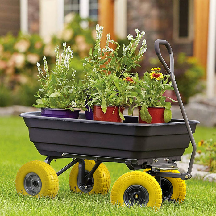 10" Solid Wheelbarrow Wheel Tubeless Barrow Tyre Burst & Puncture Proof Spare x 2