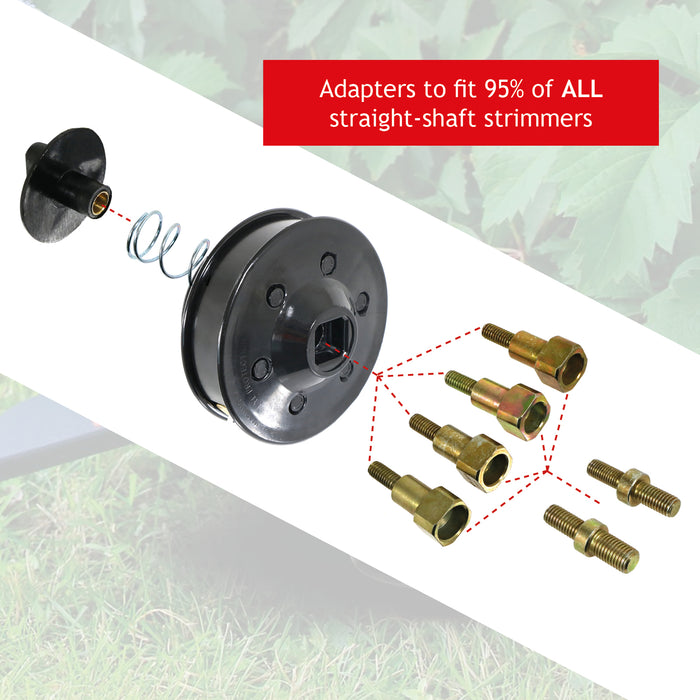 Dual Line Manual Feed Head with Bolts for TANAKA Strimmer/Trimmer/Brushcutter