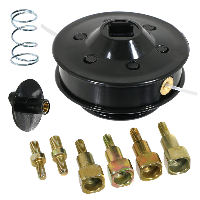 Dual Line Manual Feed Head with Bolts for KAAZ Strimmer/Trimmer/Brushcutter