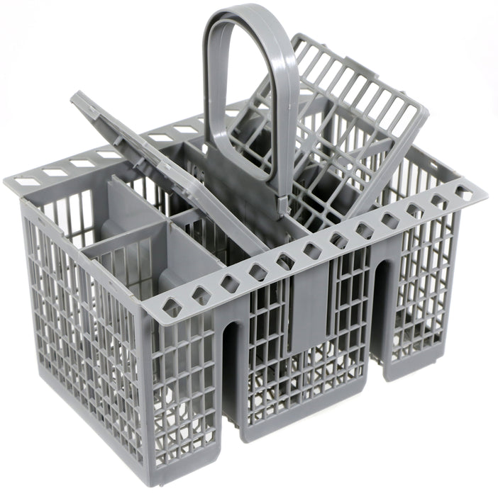 SPARES2GO Universal Dishwasher Basket Cutlery Cage (Detachable Handle)