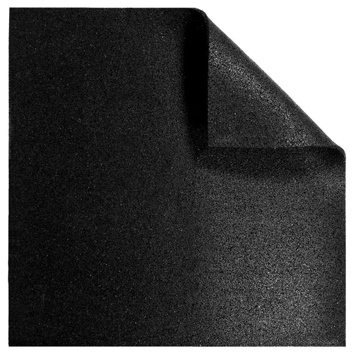 A black anti-vibration rubber mat designed for use with washing machines and other household appliances.