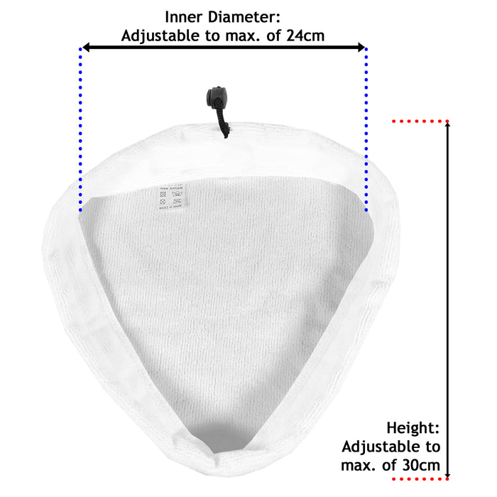 Microfibre Cloth Cover Pads for Vax S2 S2S S2ST S2U S2C S2S-1 S3S Steam Cleaner Mop (Pack of 4)