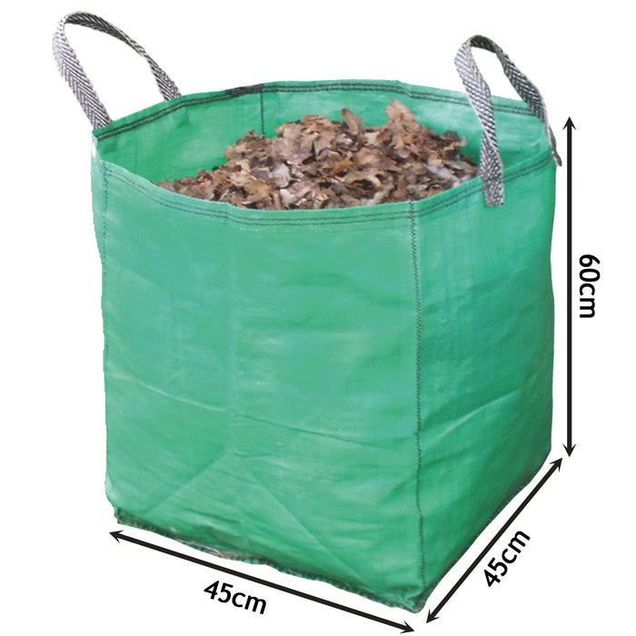 Gardening Leaf Leaves Log Branch Tree Removal Heavy Duty Sacks Woven Bag 120L x 10