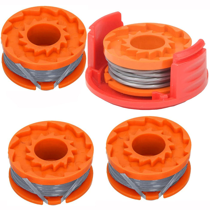 Spool Cover & Line for QUALCAST CLGT1825D CGT25 Grass Trimmer Strimmer 4 Spools