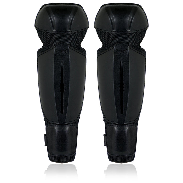 Knee & Shin Guards for Brushcutter / Rotavator (One Size, Black)