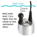 Opti-Myst Electric Fire Transducer Glass Disk for DIMPLEX M-011B M011B
