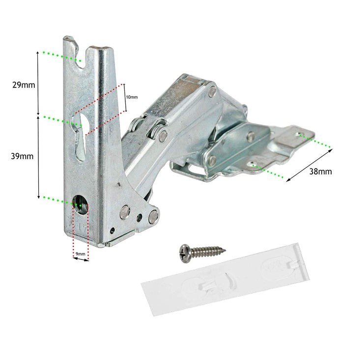 Integrated Fridge Door Hinges for BEKO FLAVEL LEISURE Freezer 3362 3363 5.0 41,5
