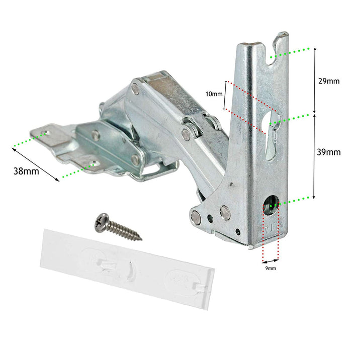 Integrated Fridge Door Hinges for BEKO FLAVEL LEISURE Freezer 3362 3363 5.0 41,5