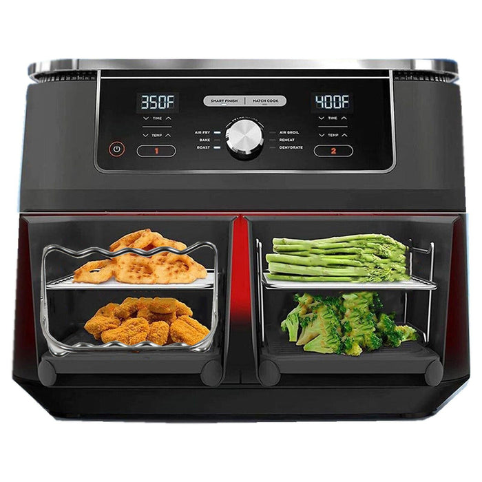 Racks for DAEWOO Air Fryer SDA2310 8L Dual Zone Double Basket Grill Shelf Skewer x 2