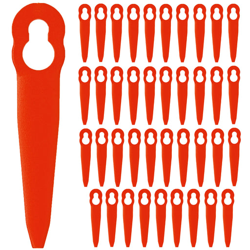 Plastic Blades for STIHL FSA 45 Cordless Strimmer Grass Trimmer Pack of 40