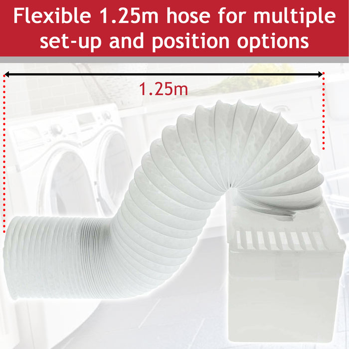 Condenser Vent Box & Hose Kit for Beko Vented Tumble Dryers (1.25m)