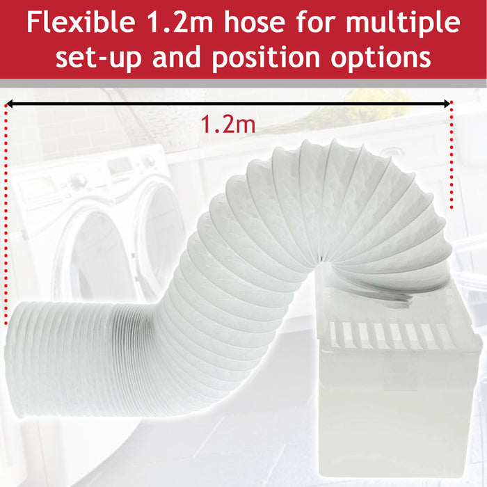 Vent Hose Condenser Kit with 3 x Adaptors for Proline Tumble Dryer (1.2m)