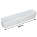 ELECTRA Fridge Door Bottle Rack Bar Shelf White