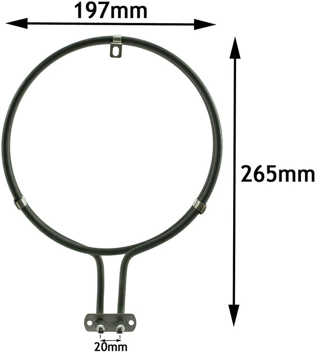 Element for Bosch Neff Siemens Fan Oven Cooker Heater Heating 2300W