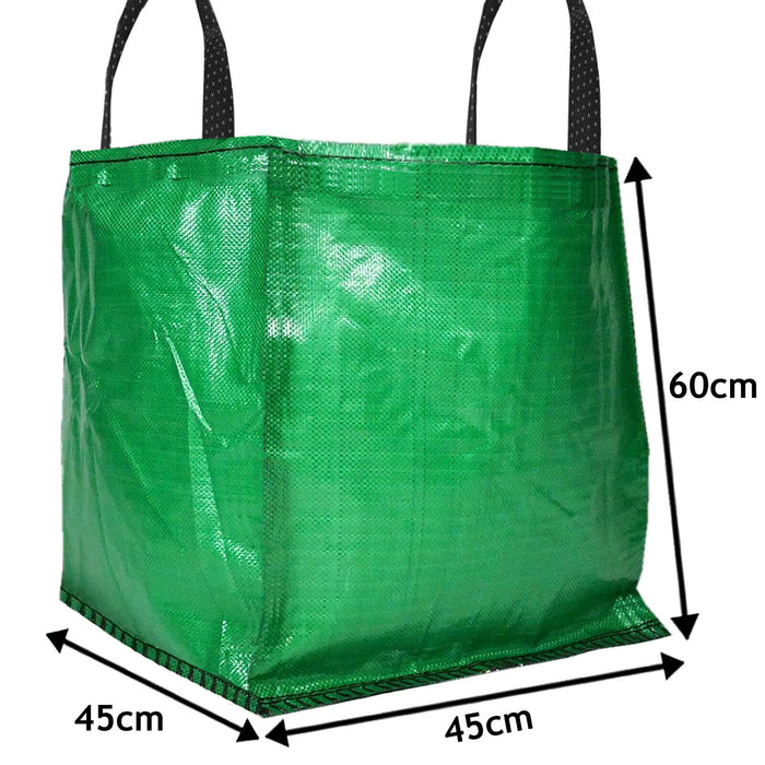 Garden Shredder Collection Bag Cover Waste Sack Reusable 120L 45 x 45 x 60 cm (Pack of 2)