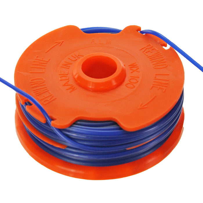 Dual Strimmer Line Spool Head Base Cover Cap for QUALCAST GT25 GGT3503 GGT350A1