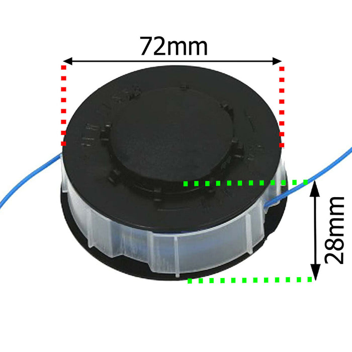 9m Twin Line & Spool for B&Q PWR400DGTA PWR550GT Strimmer Trimmer