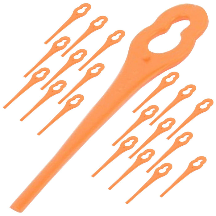 Plastic Blades for GRIZZLY ART 18 25 Lion Akku FAT 18 B2 B3 Trimmer x 20
