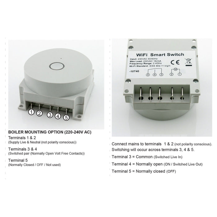 Optimum Wifi Universal Boiler Module / Immersion Heater Control OP-BM/IHTWF01, OPBMIHTWF01, OP-BMIHTWF01