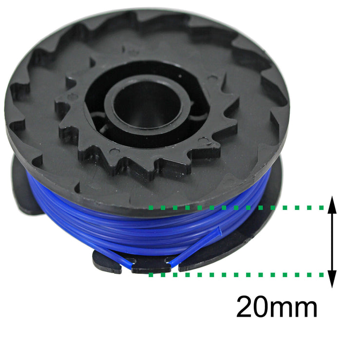 Strimmer Line Spool for FLYMO Contour Power Plus Cordless XT 18v 24v Trimmer