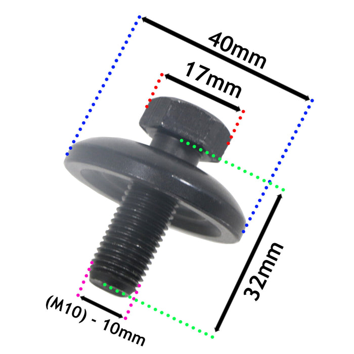 Lawnmower Blade Bolt & Washer M10 10mm Lawn Mower Universal