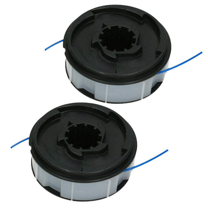 9m Twin Line & Spool for GARDENLINE GLR451 Strimmer Trimmer x 2
