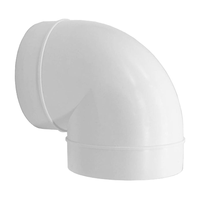 Cooker Hood Bend Elbow Duct 90 Degree Vent Hose Pipe Tube Male Ducting Connector (5" / 125mm)