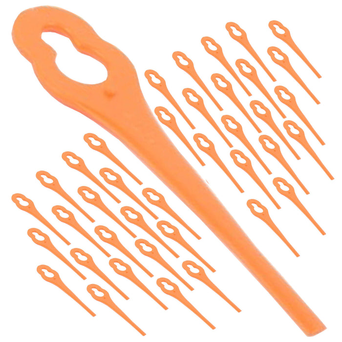 Plastic Blades for LIDL Florabest Parkside FAT 18 B2 PRTA 20-Li A1 Trimmer x 40