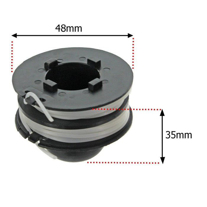Dual Feed Strimmer Line Spool Head for Spear & Jackson GT300 GT350 Trimmers x 2