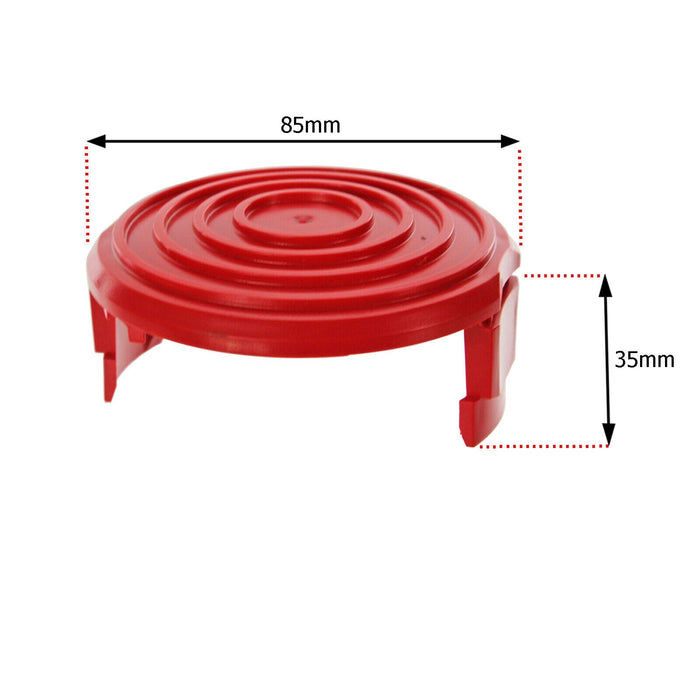 Dual Strimmer Line Spool Head Cover Cap Set for MCGREGOR 350w MET3525 Trimmer x2