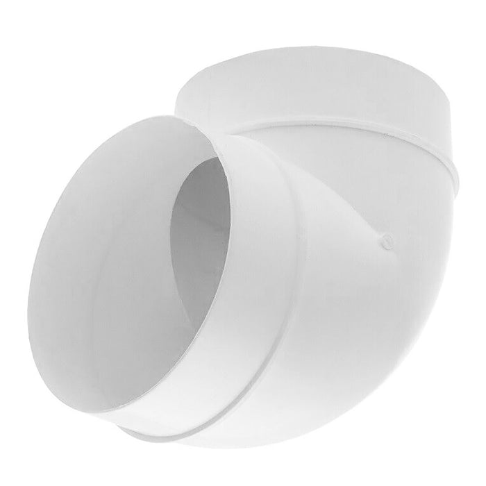 Air Conditioner Bend Elbow Duct 90 Degree Vent Hose Pipe Tube Male Ducting Connector (6" / 150mm)