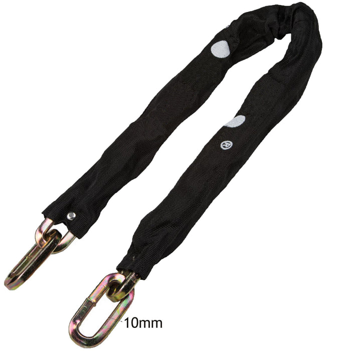 10mm 3ft Hardened Steel Square Security Chain Lock