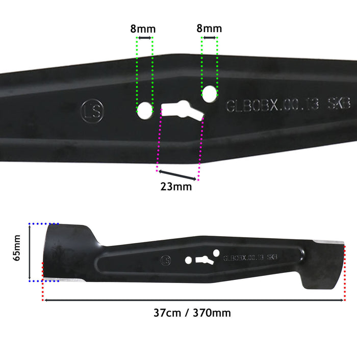 Blade for McGregor MER1737 MER1637 Lawnmower Mower 37cm GLB0BX.00.13.X