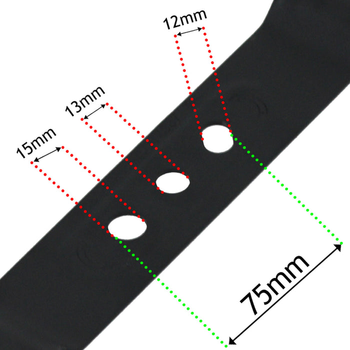 Metal Blade for B&Q FPLMP99-2 FPLMP99-3 Lawnmower Mower 40cm x 2 Blades