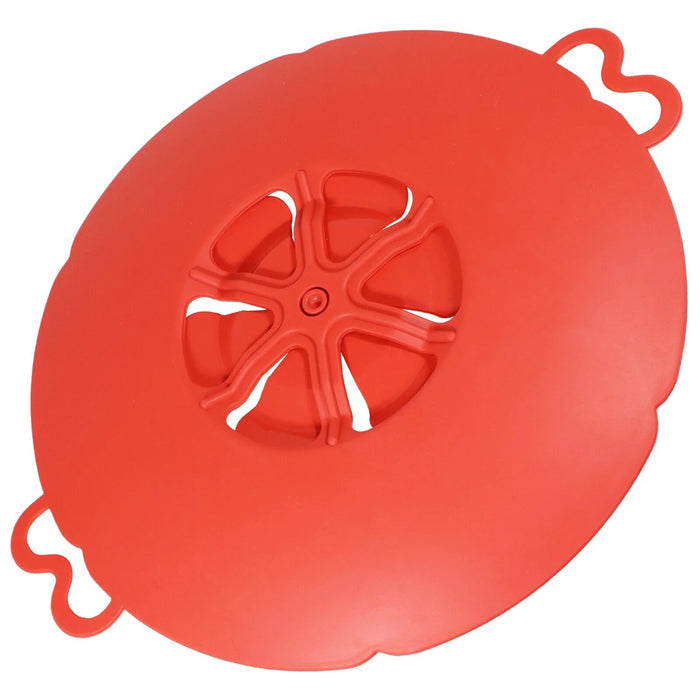 Pan Lid Spill Stopper Silicone Pot Steamer Saucepan Anti Boiling Overflow Protector Covers (Pack of 2)