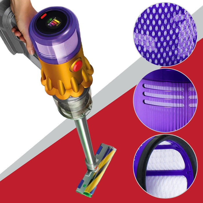 Dyson V12 SV20 SV30 Detect Slim HEPA Vacuum Filter Washable Reusable 971517-01