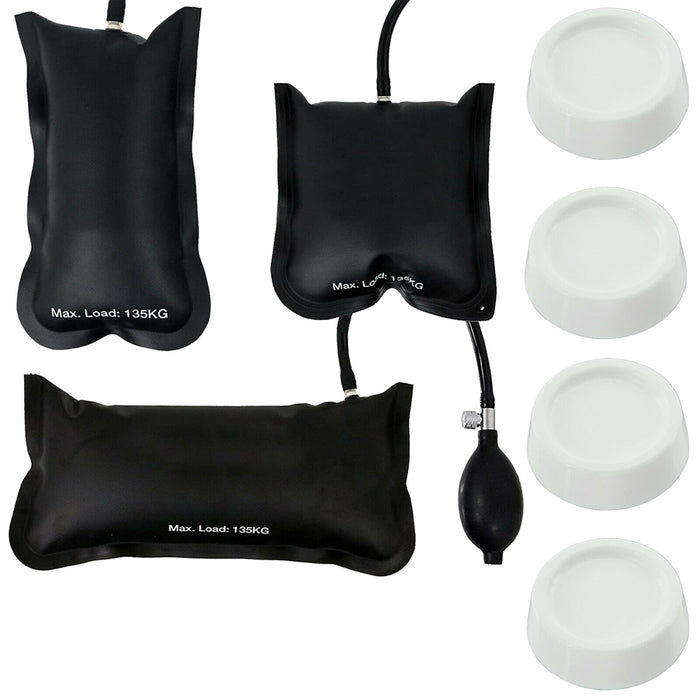 Universal Washing Machine / Tumble Dryer Anti Vibration Feet + Shock Absorbing Stabiliser Pads