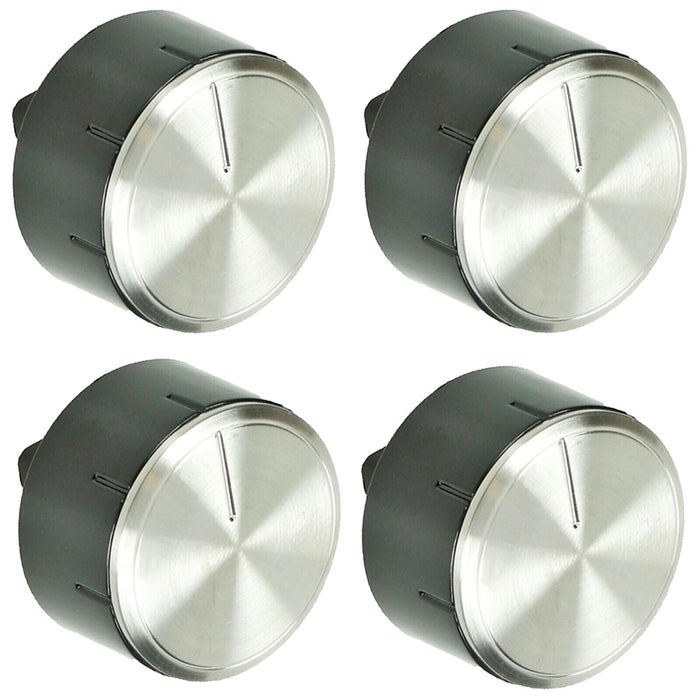 Hob Control Knob for BOSCH Oven Cooker Silver Black Switch 616100 PCC PCH PCQ