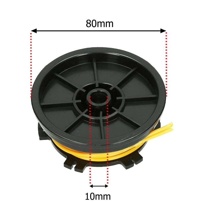 2.4mm Dual Spool & Line for RYOBI PBC3020 PBC3046 PLT3043E Strimmer